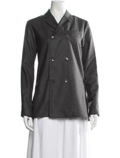 Pre-owned Tibi Wool Blazer W/ Tags In Gray