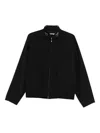 Tibi Wool-blend Bomber Jacket In Black