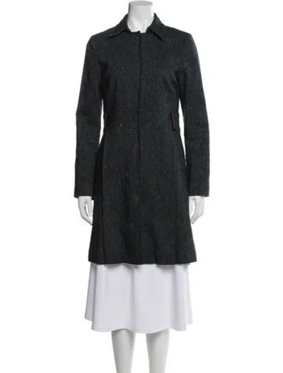 Pre-owned Tibi Wool Coat In Black