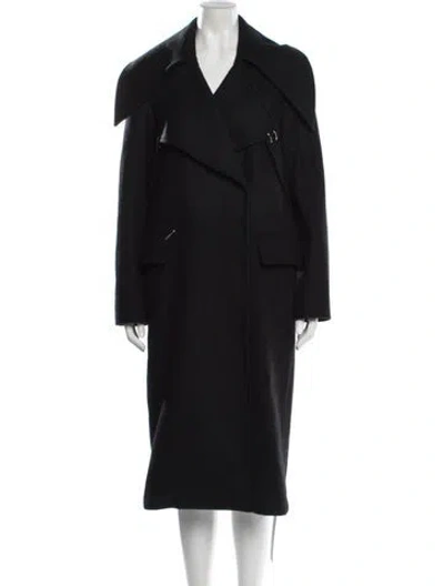 Pre-owned Tibi Wool Coat In Black