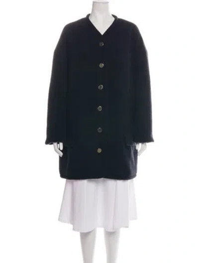 Pre-owned Tibi Wool Coat In Black