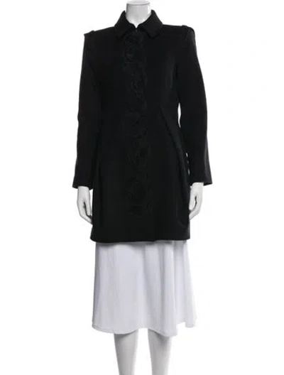 Pre-owned Tibi Wool Coat In Black