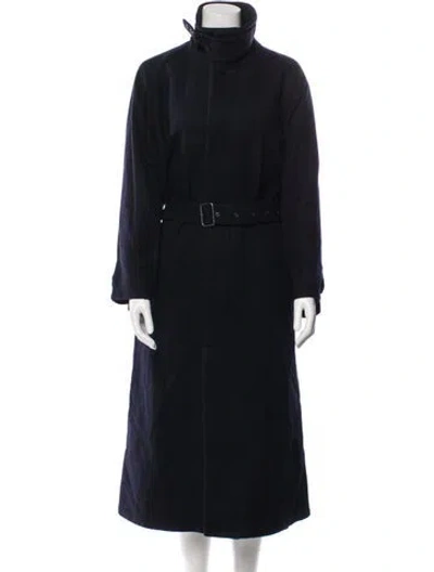 Pre-owned Tibi Wool Coat In Blue