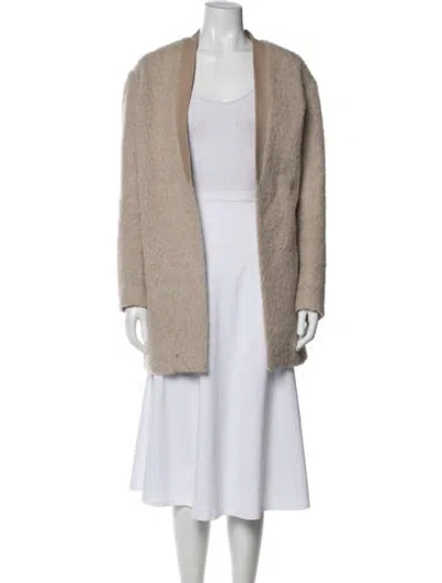 Pre-owned Tibi Wool Coat In Neutrals