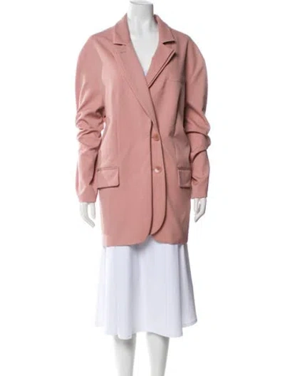Pre-owned Tibi Wool Coat In Pink