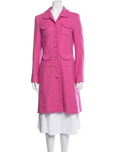 Pre-owned Tibi Wool Coat In Pink