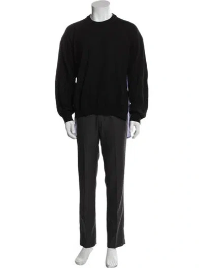 Pre-owned Tibi Wool Crew Neck Pullover In Black