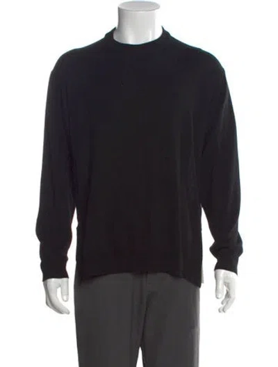Pre-owned Tibi Wool Crew Neck Pullover In Black