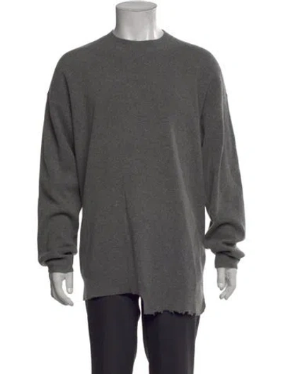 Pre-owned Tibi Wool Crew Neck Pullover In Gray