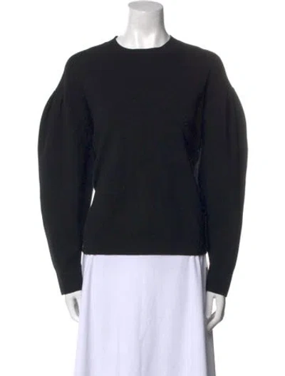 Pre-owned Tibi Wool Crew Neck Sweater In Black
