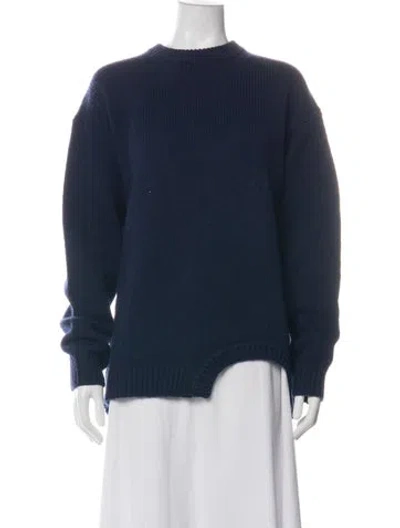 Pre-owned Tibi Wool Crew Neck Sweater In Black