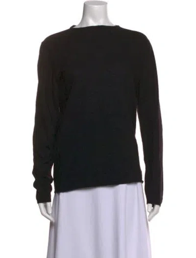 Pre-owned Tibi Wool Crew Neck Sweater In Black