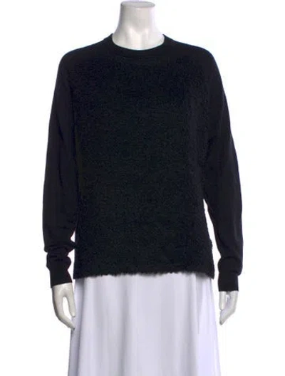 Pre-owned Tibi Wool Crew Neck Sweater In Black