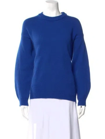 Pre-owned Tibi Wool Crew Neck Sweater In Blue