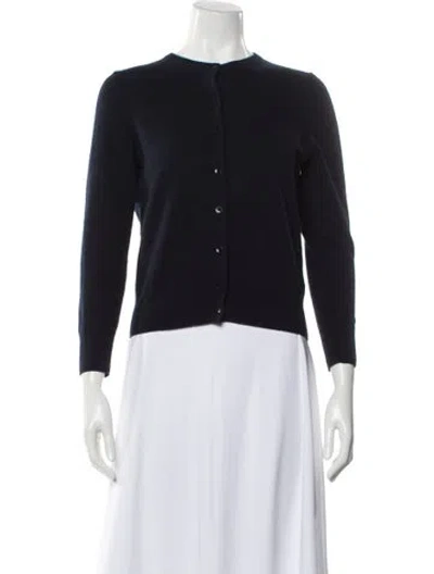 Pre-owned Tibi Wool Crew Neck Sweater In Blue