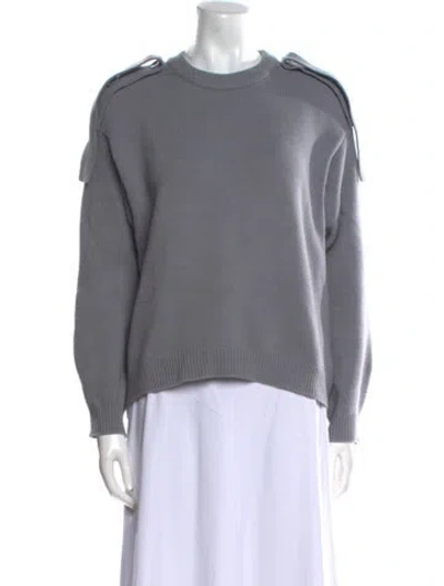 Pre-owned Tibi Wool Crew Neck Sweater In Blue