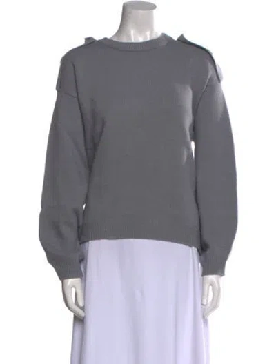 Pre-owned Tibi Wool Crew Neck Sweater In Blue