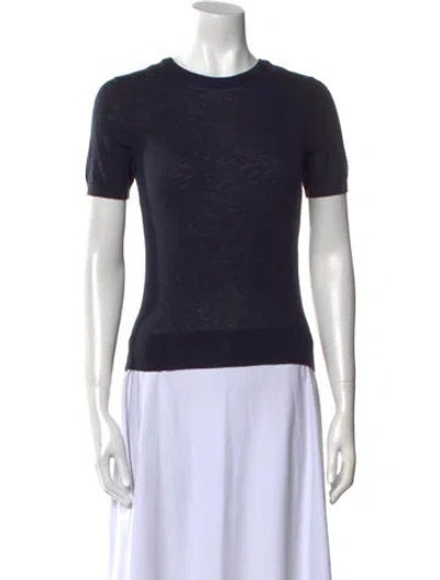 Pre-owned Tibi Wool Crew Neck Sweater In Blue