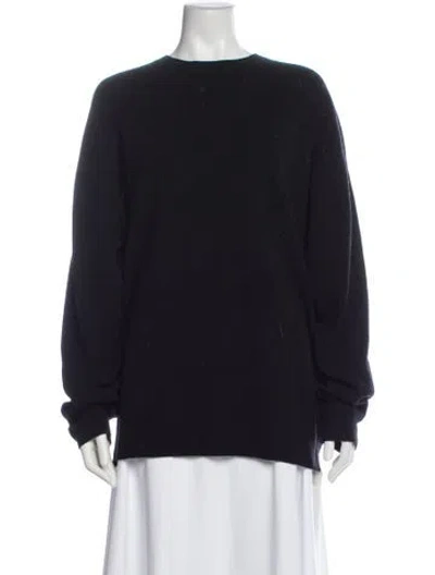 Pre-owned Tibi Wool Crew Neck Sweater In Blue