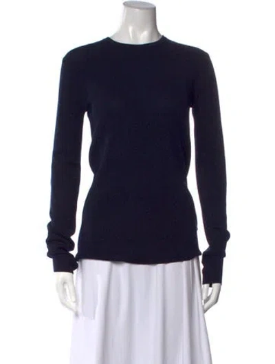 Pre-owned Tibi Wool Crew Neck Sweater In Blue