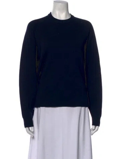 Pre-owned Tibi Wool Crew Neck Sweater In Blue