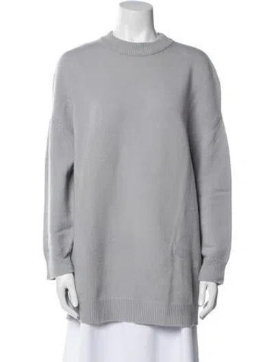 Pre-owned Tibi Wool Crew Neck Sweater In Gray