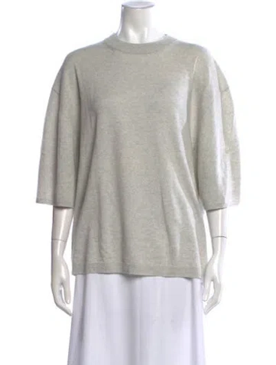 Pre-owned Tibi Wool Crew Neck Sweater In Gray