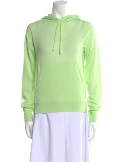 Pre-owned Tibi Wool Crew Neck Sweater In Green