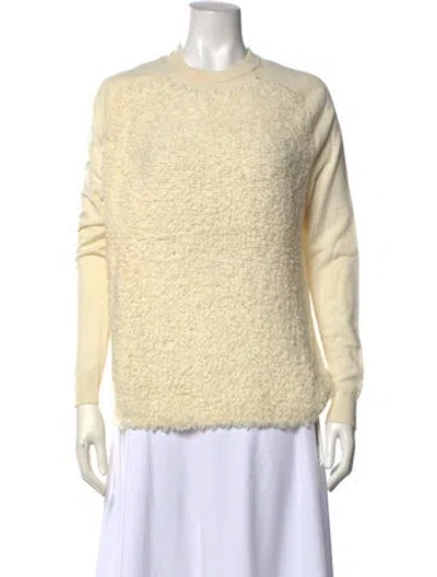 Pre-owned Tibi Wool Crew Neck Sweater In Neutral