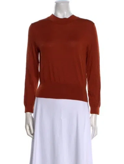 Pre-owned Tibi Wool Crew Neck Sweater In Orange