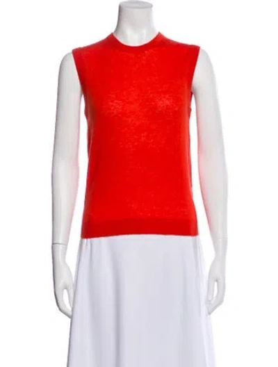 Pre-owned Tibi Wool Crew Neck Sweater In Orange