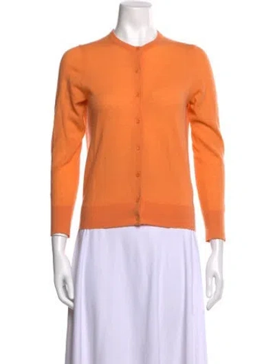 Pre-owned Tibi Wool Crew Neck Sweater In Orange