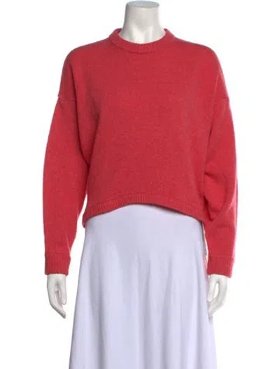 Pre-owned Tibi Wool Crew Neck Sweater In Pink