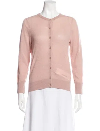 Pre-owned Tibi Wool Crew Neck Sweater In Pink