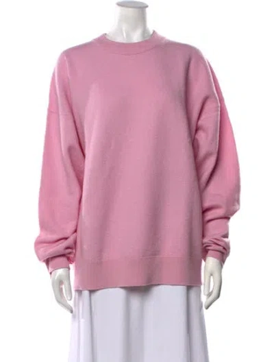 Pre-owned Tibi Wool Crew Neck Sweater In Pink