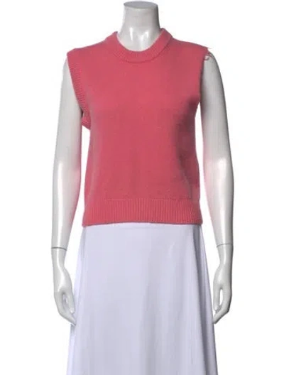 Pre-owned Tibi Wool Crew Neck Top In Pink