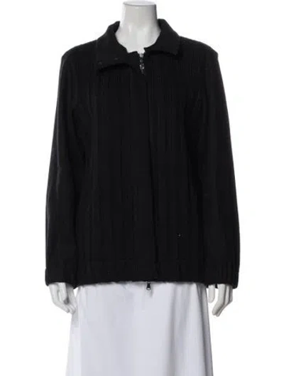 Pre-owned Tibi Wool Jacket In Black