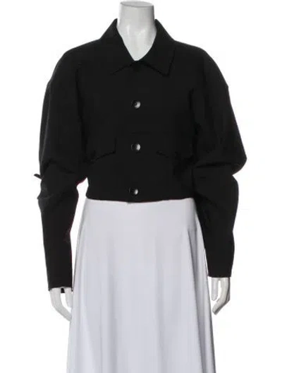 Pre-owned Tibi Wool Jacket In Black