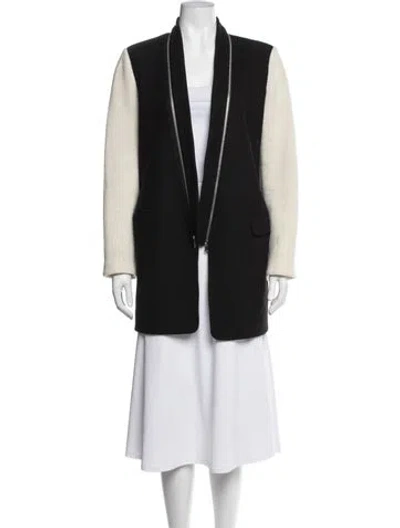 Pre-owned Tibi Wool Jacket In Black