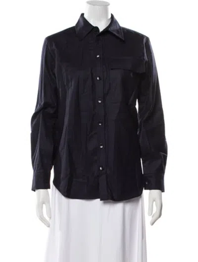 Pre-owned Tibi Wool Jacket In Blue