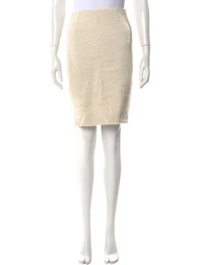 Pre-owned Tibi Wool Knee-length Skirt In Neutral