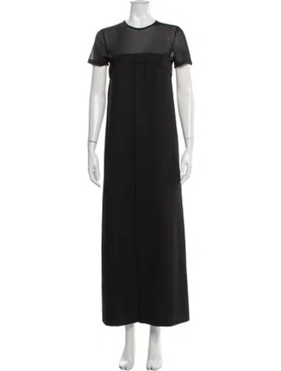 Pre-owned Tibi Wool Long Dress In Blue