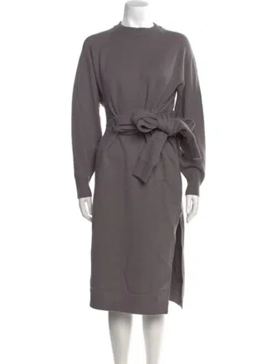 Pre-owned Tibi Wool Midi Length Dress In Purple