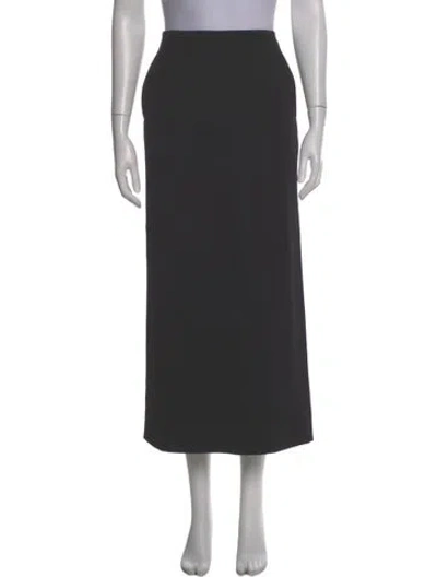 Pre-owned Tibi Wool Midi Length Skirt In Black