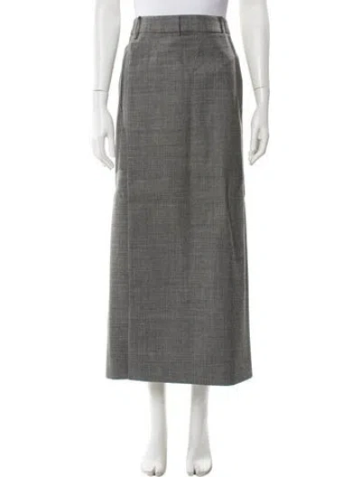 Pre-owned Tibi Wool Midi Length Skirt W/ Tags In Gray