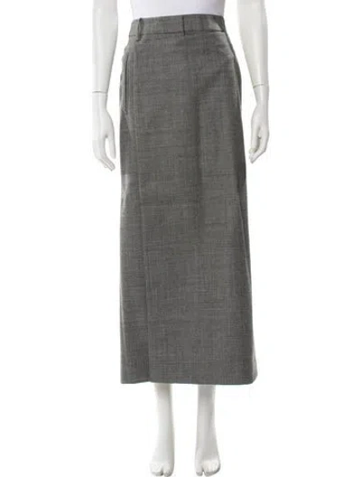 Pre-owned Tibi Wool Midi Length Skirt W/ Tags In Grey