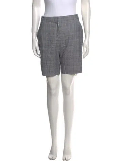 Pre-owned Tibi Wool Mini Shorts In Black