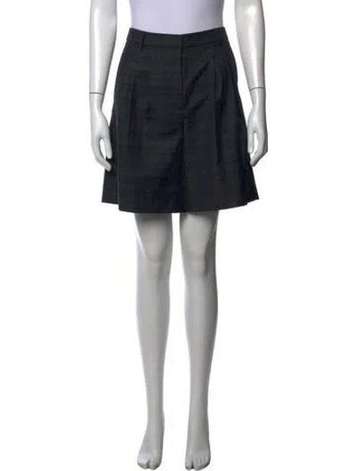 Pre-owned Tibi Wool Mini Shorts In Blue