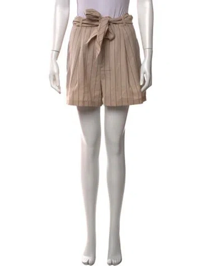 Pre-owned Tibi Wool Mini Shorts In Brown