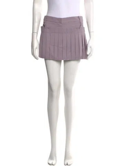 Pre-owned Tibi Wool Mini Shorts W/ Tags In Purple